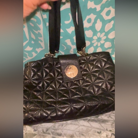 Kate Spade Black Elena Astor Court Quilted Leather Shoulder Bag EUC timeless - Picture 1 of 16